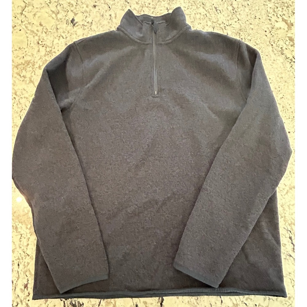 Mens J Crew Quarter‎ Zip Pullover Fleece Sweater Casual Layering XL grandpacore